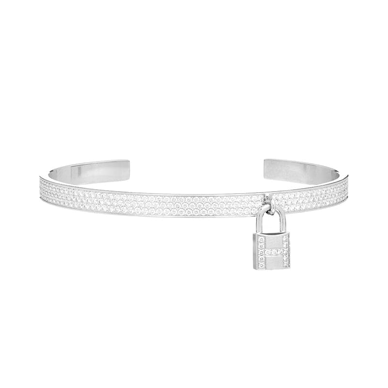 18K Kelly Clochette Diamond Hermes Bracelet