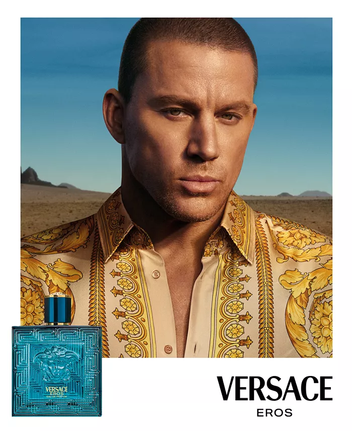 Eros Eau de Parfum — Fresh Mint Lemon & Vanilla Woody Men's Luxury Fragrance | Medusa Embossed Bottle 100ml