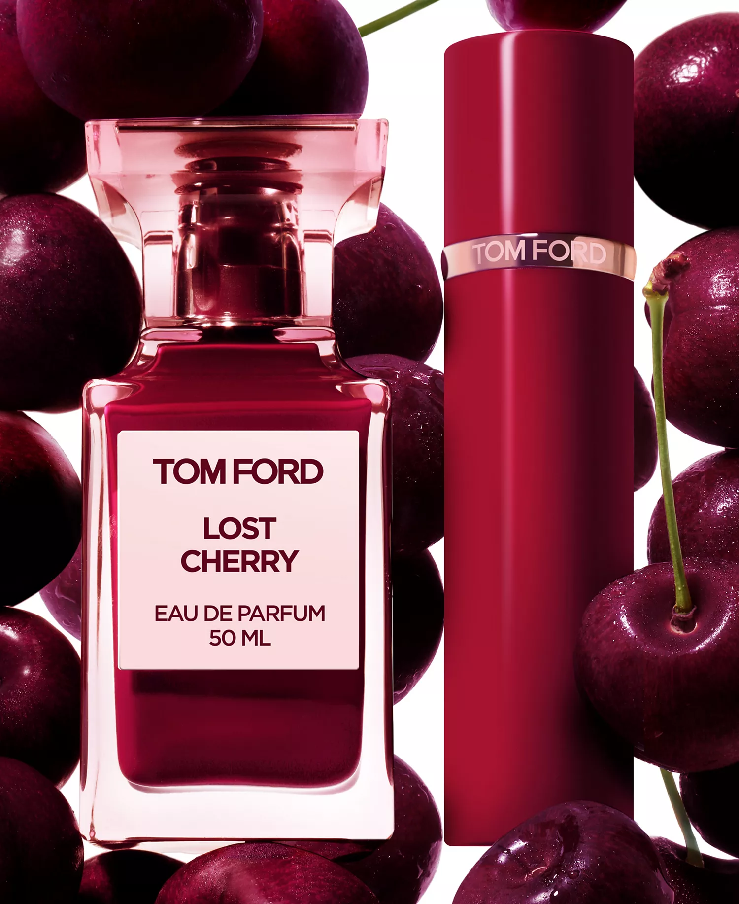 TF Lost Cherry Eau de Parfum — Black Cherry Tonka Bean & Almond Seductive Unisex Luxury Fragrance | Private Blend 100ml