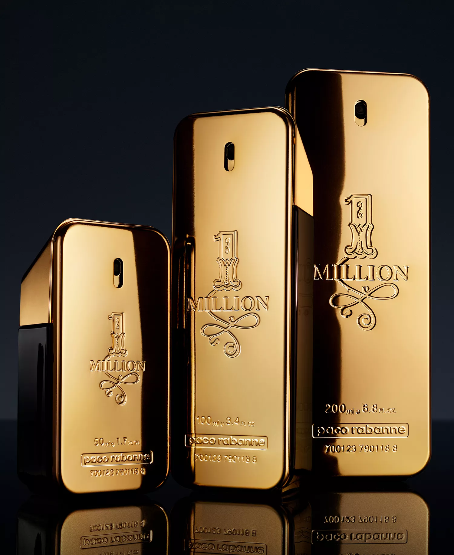 1 Million Eau de Toilette — Blood Mandarin Leather & Woody Cinnamon Men's Luxury Fragrance | Award-Winning 100ml