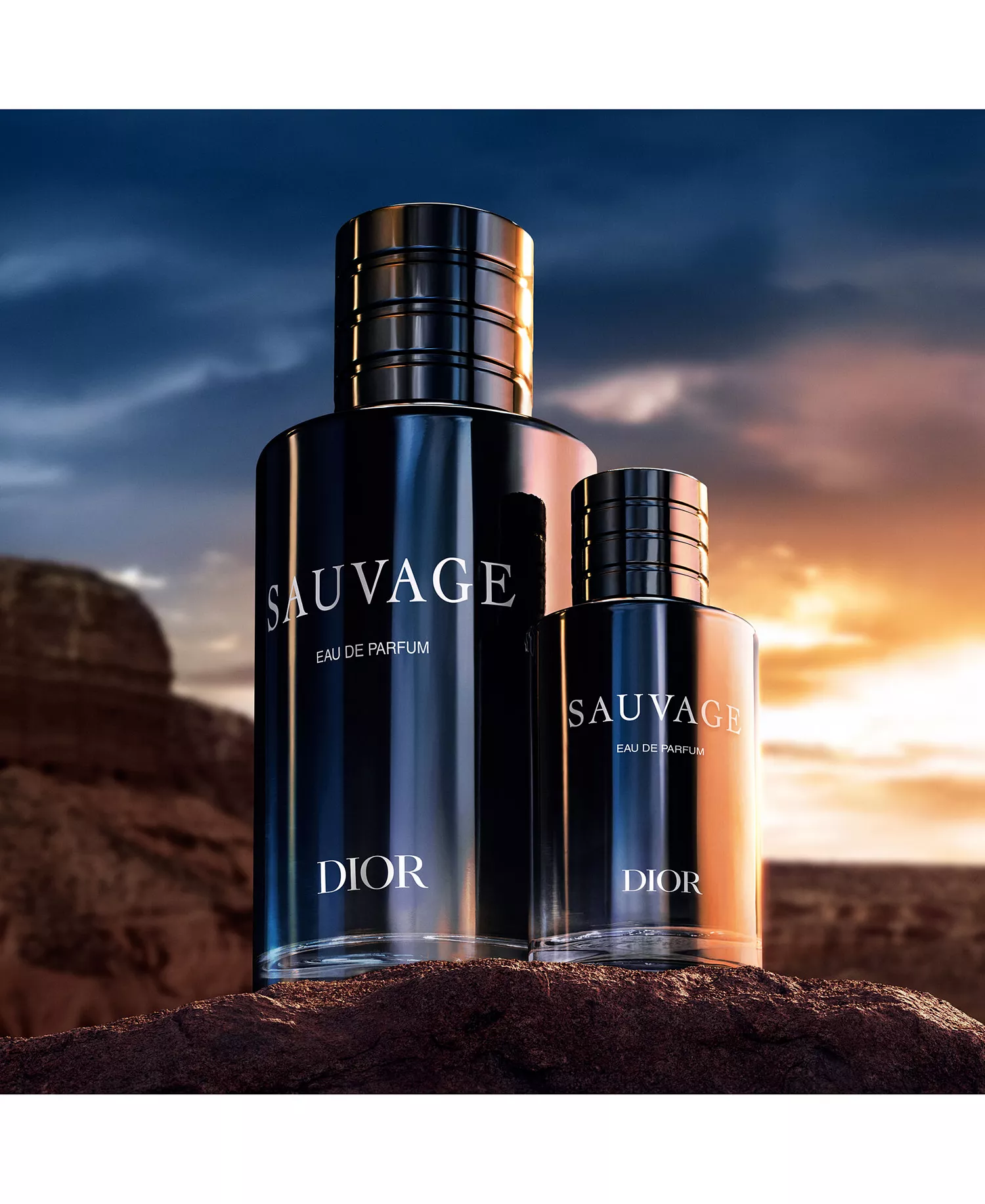 Sauvage Eau de Parfum — Spicy Bergamot & Vanilla Absolute Woody Men's Luxury Fragrance | Mysterious & Sensual 100ml