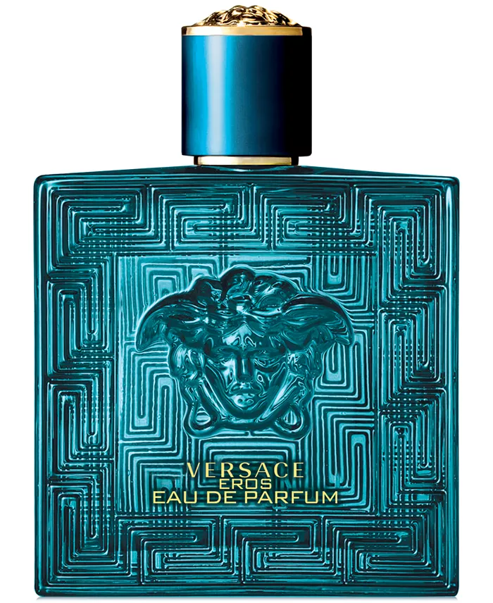 Eros Eau de Parfum — Fresh Mint Lemon & Vanilla Woody Men's Luxury Fragrance | Medusa Embossed Bottle 100ml